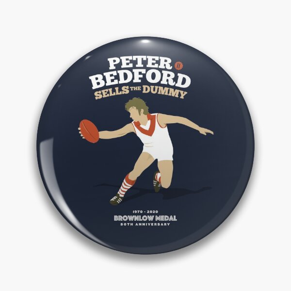 Item preview, Peter Bedford, South Melbourne (for dark shirts only) designed and sold by Chris Rees.