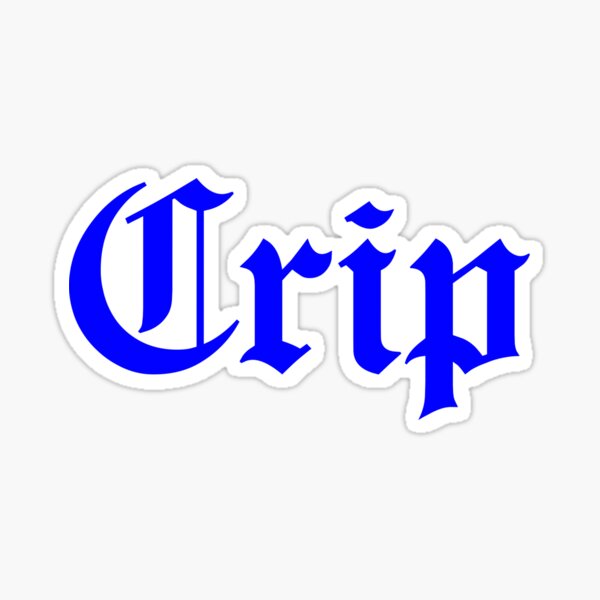 Crip Stickers Redbubble - roblox crip gang