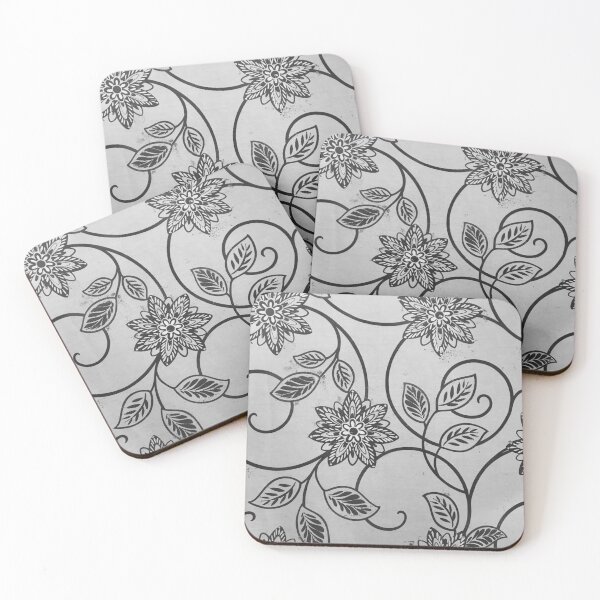 Item preview, Blak and White Star Flower designed and sold by Ron Curlee.