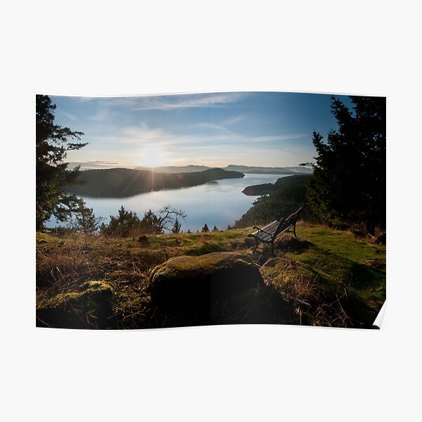Navy Channel from Vulture Ridge Trail Poster
