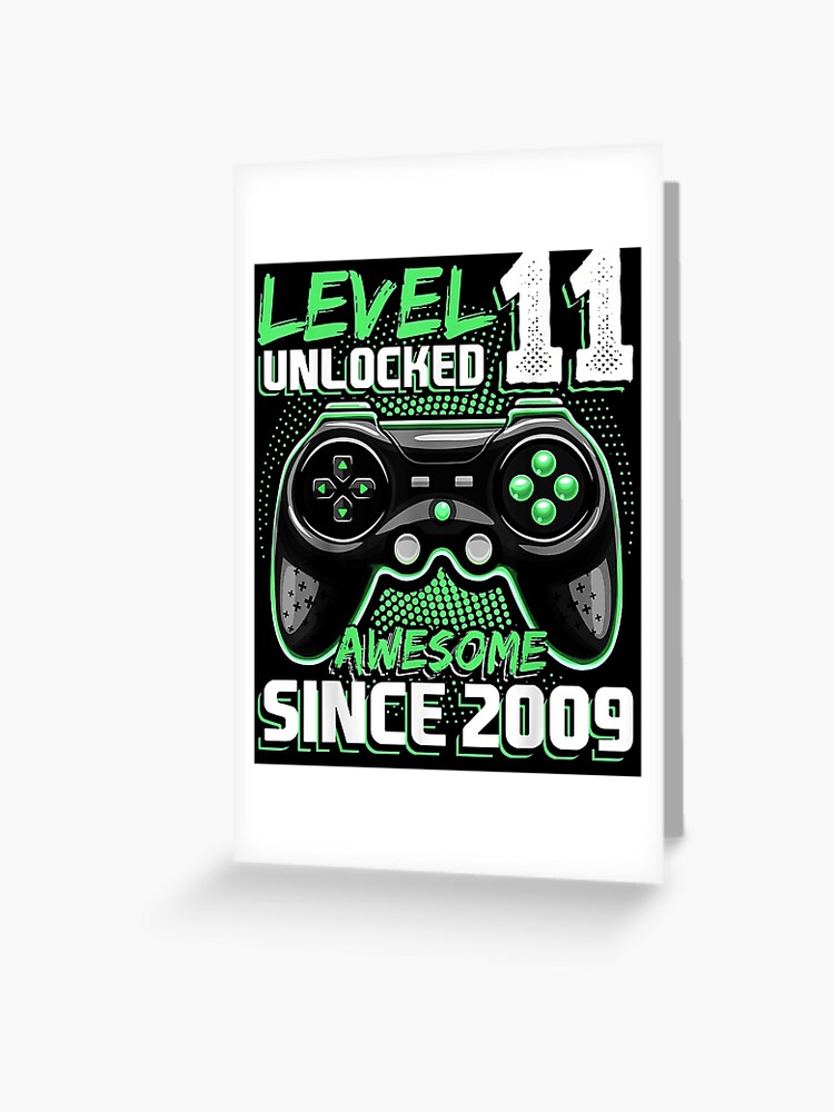 Level 11 Unlocked Awesome 2009 Video Game 11th Birthday Gift T-Shirt