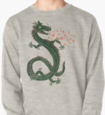 Drache, Blumenatmung Sweatshirt