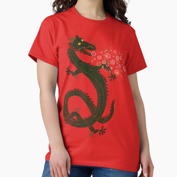 Item preview, Dragon, Flower Breathing designed and sold by SusanSanford.