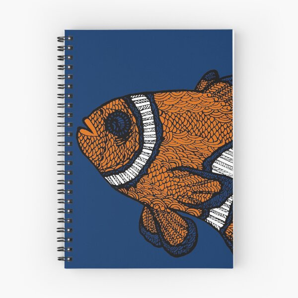 Item preview, Dibujo lineal de pez payaso coloreado designed and sold by becSamways.