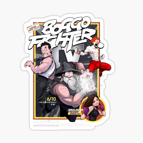 Boggo Fighter IV shirt Sticker