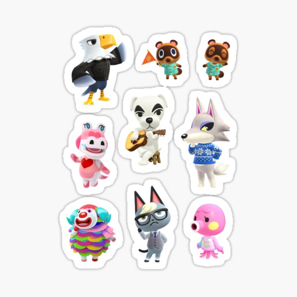 Animal Crossing Characters 2 Sticker