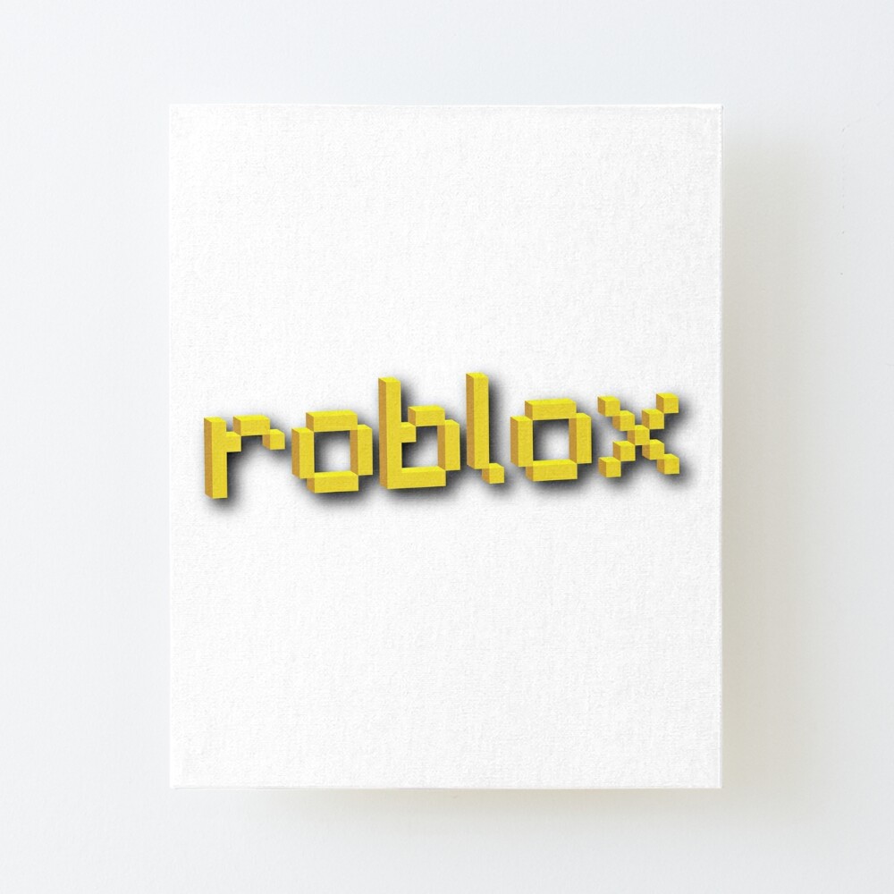 roblox logo art board print by xcharlottecat redbubble