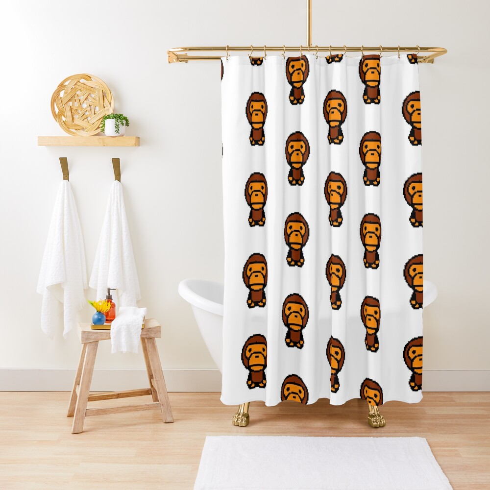 Baby Milo Pixelated Shower Curtain for Sale by Trends Supply Co.