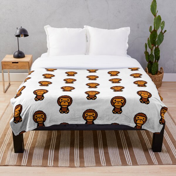 Baby Milo Pixelated Throw Blanket