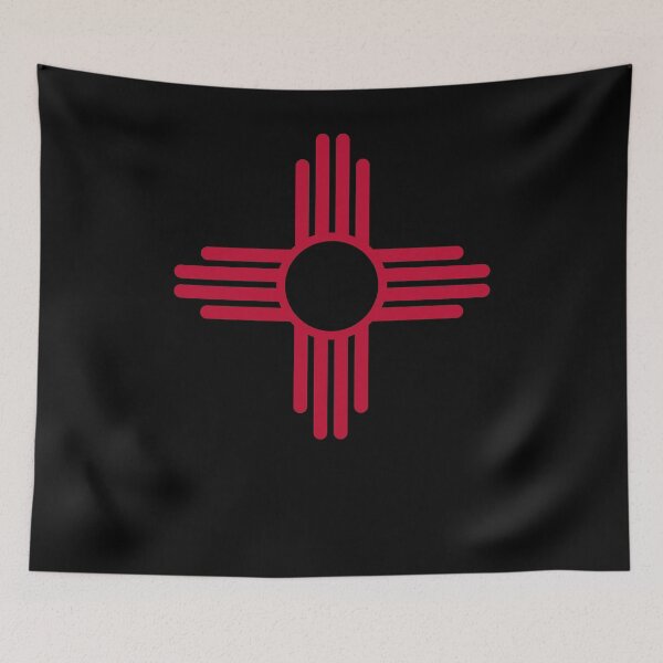 Item preview, New Mexico Gift New Mexico State Flag Red Zia Sun Design designed and sold by TNDesignStudio.