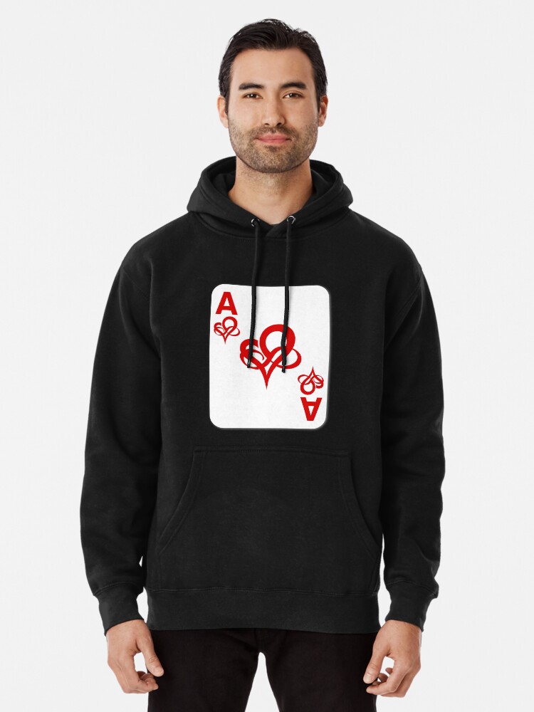 ace of hearts hoodie