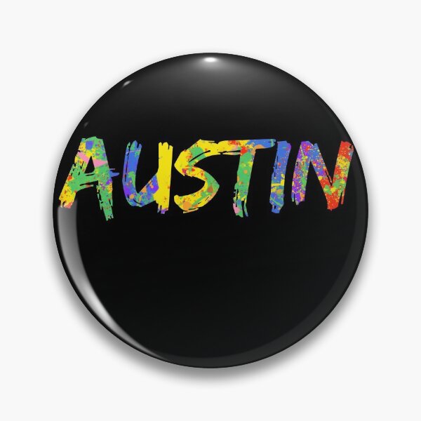 Item preview, Austin Gift Bright Colors Texas Colorful Rainbow Paint Spash Design designed and sold by TNDesignStudio.