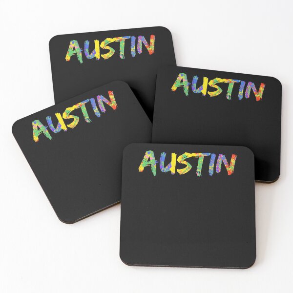 Item preview, Austin Gift Bright Colors Texas Colorful Rainbow Paint Spash Design designed and sold by TNDesignStudio.