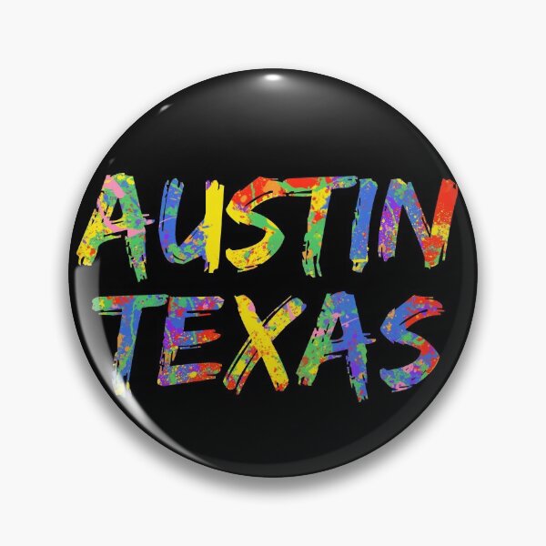 Item preview, Austin Texas Gift Bright Colors Colorful Rainbow Paint Spash Design designed and sold by TNDesignStudio.