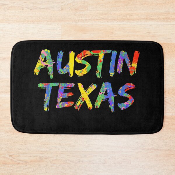 Item preview, Austin Texas Gift Bright Colors Colorful Rainbow Paint Spash Design designed and sold by TNDesignStudio.