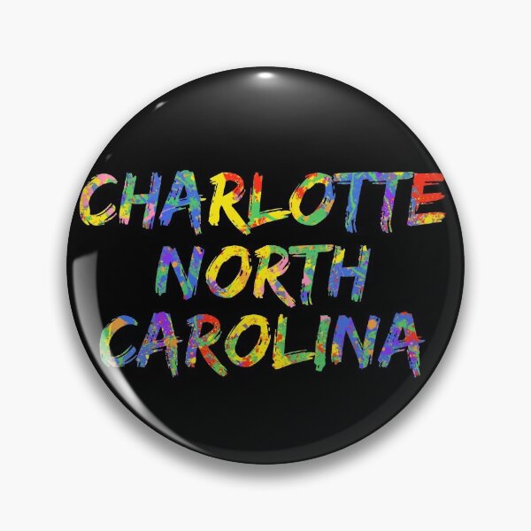 Item preview, Charlotte North Carolina Gift Bright Colors Colorful Rainbow Paint Spash Design designed and sold by TNDesignStudio.