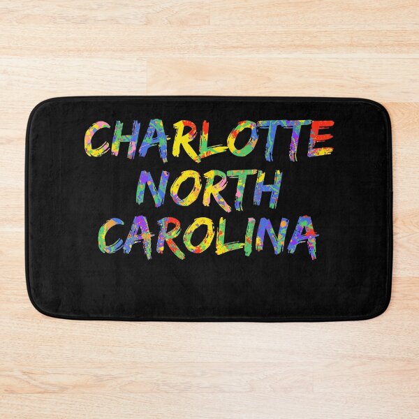 Item preview, Charlotte North Carolina Gift Bright Colors Colorful Rainbow Paint Spash Design designed and sold by TNDesignStudio.