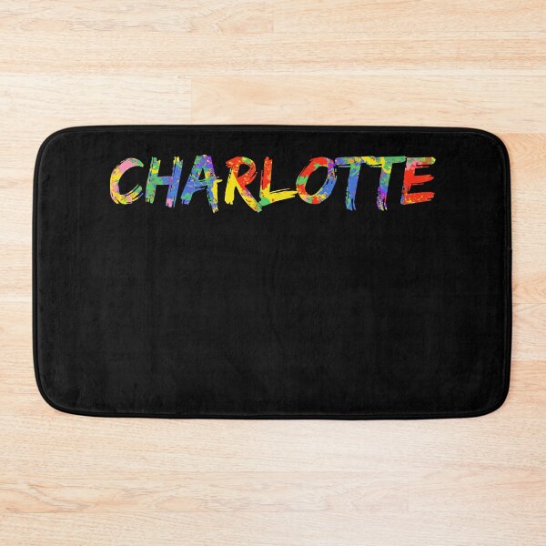 Item preview, Charlotte Gift Bright Colors North Carolina Colorful Rainbow Paint Spash Design designed and sold by TNDesignStudio.