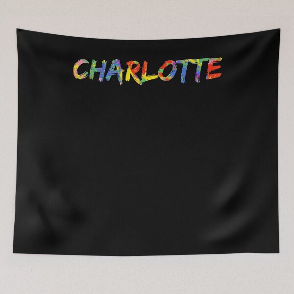 Item preview, Charlotte Gift Bright Colors North Carolina Colorful Rainbow Paint Spash Design designed and sold by TNDesignStudio.