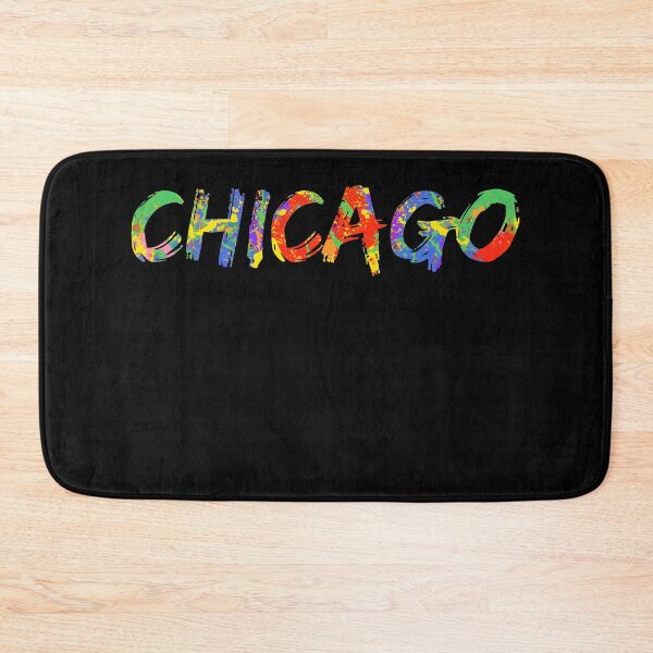 Item preview, Chicago Gift Bright Colors Illinois Colorful Rainbow Paint Spash Design designed and sold by TNDesignStudio.