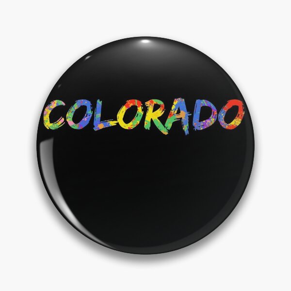 Item preview, Colorado Gift Bright Colors Colorful Rainbow Paint Spash Design designed and sold by TNDesignStudio.