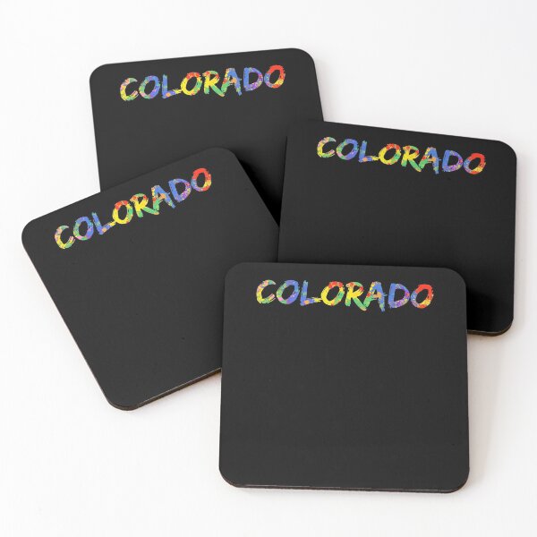 Item preview, Colorado Gift Bright Colors Colorful Rainbow Paint Spash Design designed and sold by TNDesignStudio.