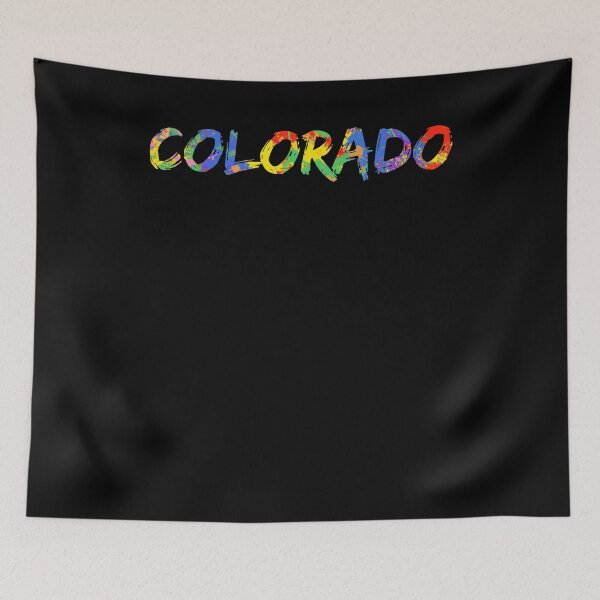 Item preview, Colorado Gift Bright Colors Colorful Rainbow Paint Spash Design designed and sold by TNDesignStudio.