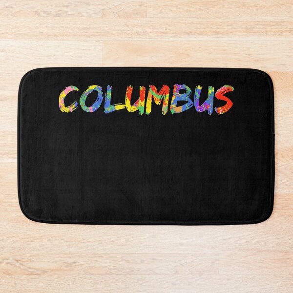 Item preview, Columbus Gift Bright Colors Ohio Colorful Rainbow Paint Spash Design designed and sold by TNDesignStudio.