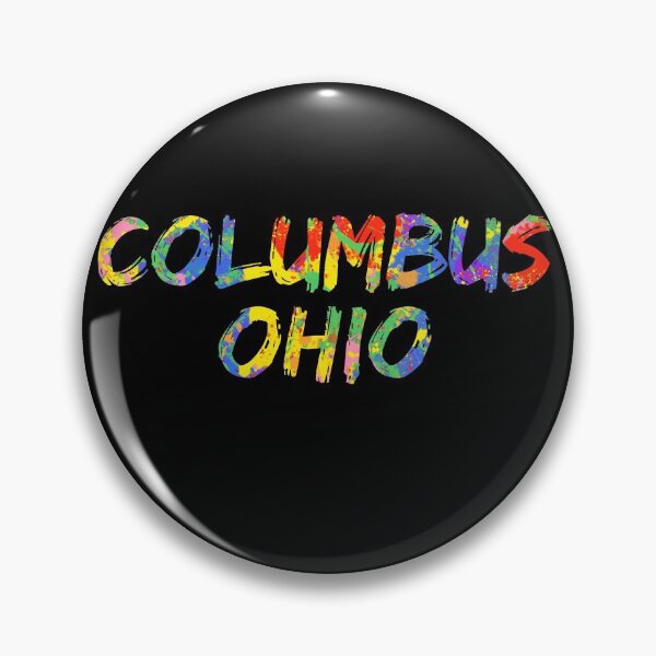 Item preview, Columbus Ohio Gift Bright Colors Ohio Colorful Rainbow Paint Spash Design designed and sold by TNDesignStudio.