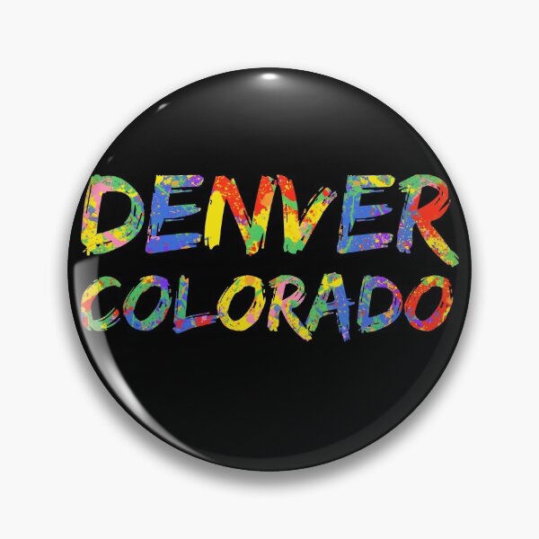 Item preview, Denver Colorado Gift Bright Colors Colorful Rainbow Paint Spash Design designed and sold by TNDesignStudio.