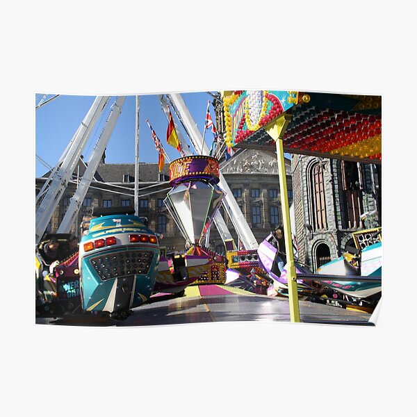 Fun fair in Amsterdam Poster