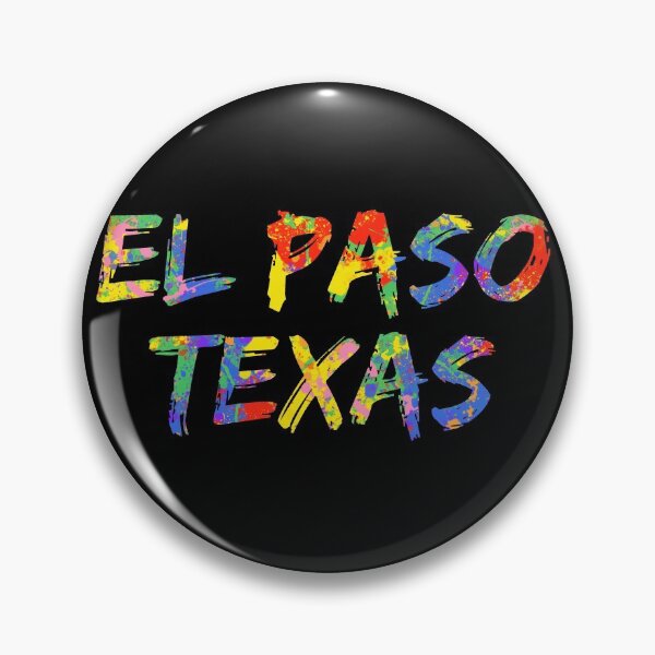 Item preview, El Paso  Texas Gift Bright Colors Colorful Rainbow Paint Spash Design designed and sold by TNDesignStudio.