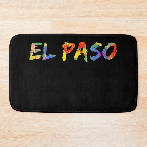 Item preview, El Paso Gift Bright Colors Texas Colorful Rainbow Paint Spash Design designed and sold by TNDesignStudio.