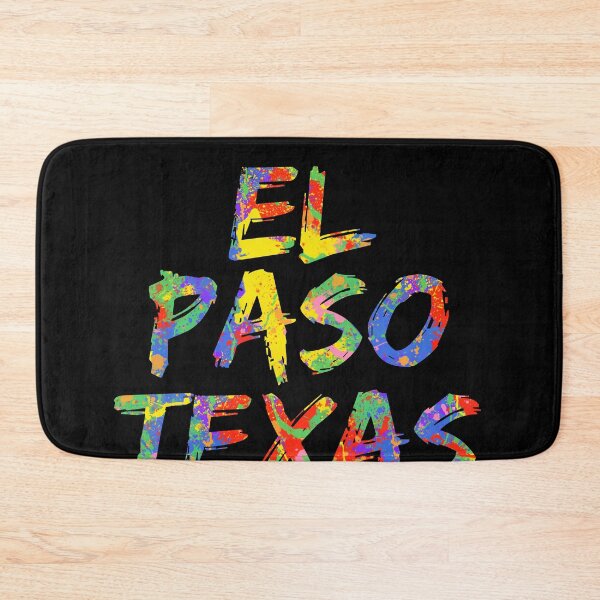 Item preview, El Paso Texas Gift Bright Colors Colorful Rainbow Paint Spash Design designed and sold by TNDesignStudio.