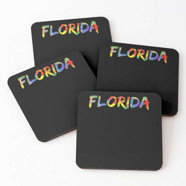 Item preview, Florida Gift Bright Colors Colorful Rainbow Paint Spash Design designed and sold by TNDesignStudio.