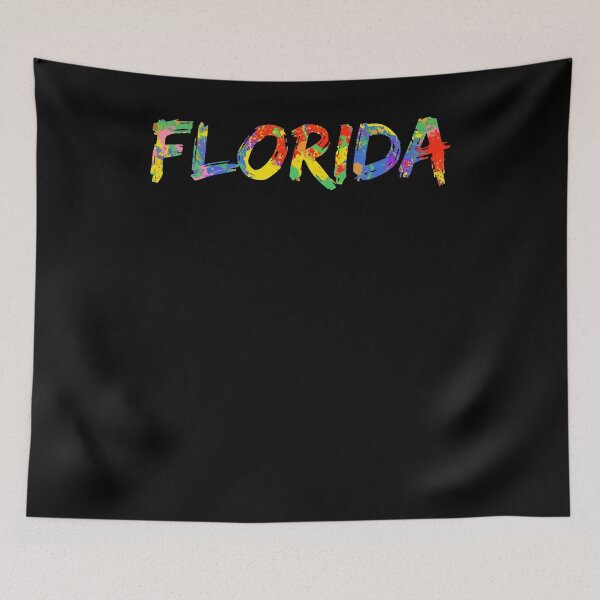 Item preview, Florida Gift Bright Colors Colorful Rainbow Paint Spash Design designed and sold by TNDesignStudio.