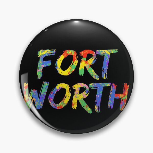 Item preview, Fort Worth Gift Bright Colors Texas Colorful Rainbow Paint Spash Design designed and sold by TNDesignStudio.