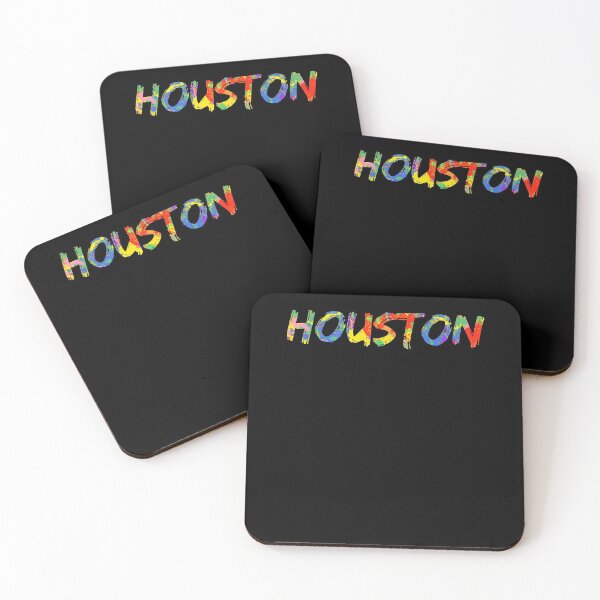 Item preview, Houston Gift Bright Colors Texas Colorful Rainbow Paint Spash Design designed and sold by TNDesignStudio.
