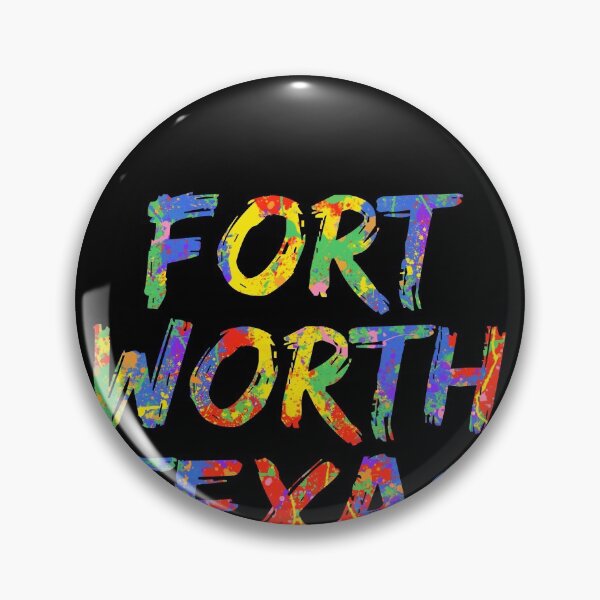 Item preview, Fort Worth Texas Gift Bright Colors Colorful Rainbow Paint Spash Design designed and sold by TNDesignStudio.