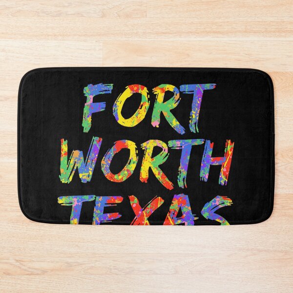 Item preview, Fort Worth Texas Gift Bright Colors Colorful Rainbow Paint Spash Design designed and sold by TNDesignStudio.