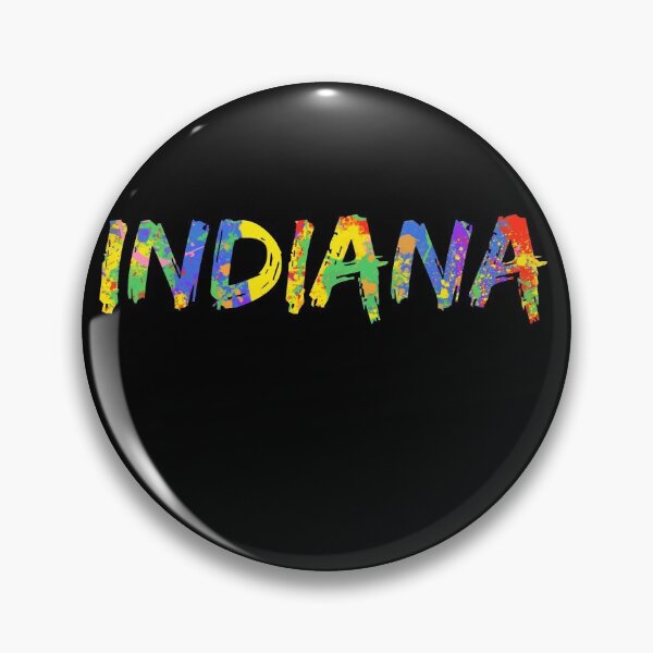Item preview, Indiana Gift Bright Colors Colorful Rainbow Paint Spash Design designed and sold by TNDesignStudio.