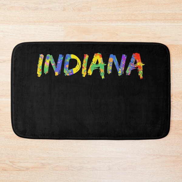 Item preview, Indiana Gift Bright Colors Colorful Rainbow Paint Spash Design designed and sold by TNDesignStudio.