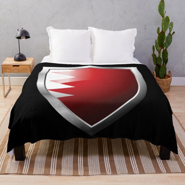 Item preview, Strong Bahrain Flag Shield Country designed and sold by HelloFromAja.