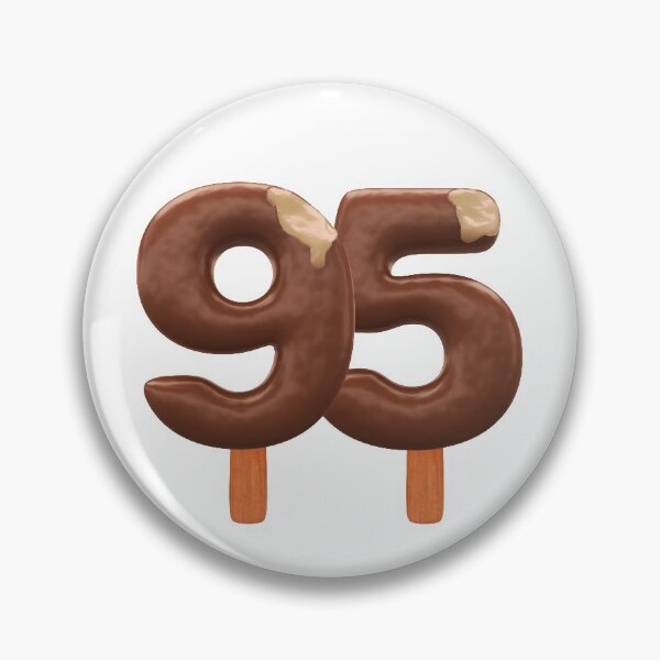 Item preview, 95 Ice Cream Ninenty Five Number 3d Chocolate designed and sold by HelloFromAja.