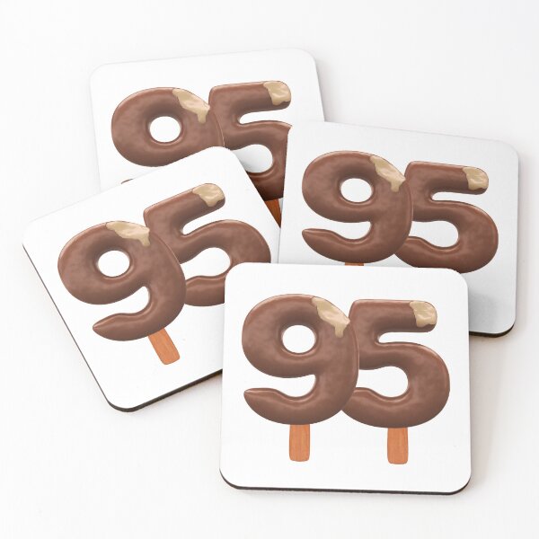 Item preview, 95 Ice Cream Ninenty Five Number 3d Chocolate designed and sold by HelloFromAja.