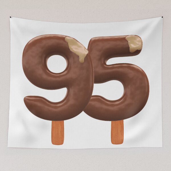 Item preview, 95 Ice Cream Ninenty Five Number 3d Chocolate designed and sold by HelloFromAja.