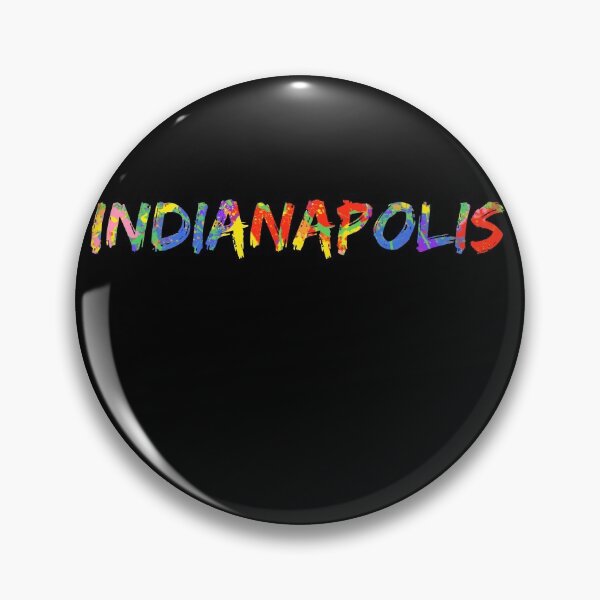 Item preview, Indianapolis Gift Bright Colors Indiana Colorful Rainbow Paint Spash Design designed and sold by TNDesignStudio.