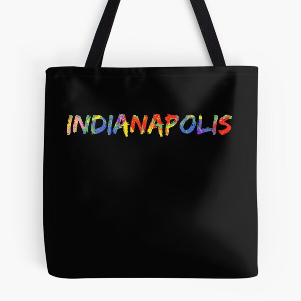 Item preview, Indianapolis Gift Bright Colors Indiana Colorful Rainbow Paint Spash Design designed and sold by TNDesignStudio.