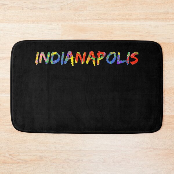 Item preview, Indianapolis Gift Bright Colors Indiana Colorful Rainbow Paint Spash Design designed and sold by TNDesignStudio.