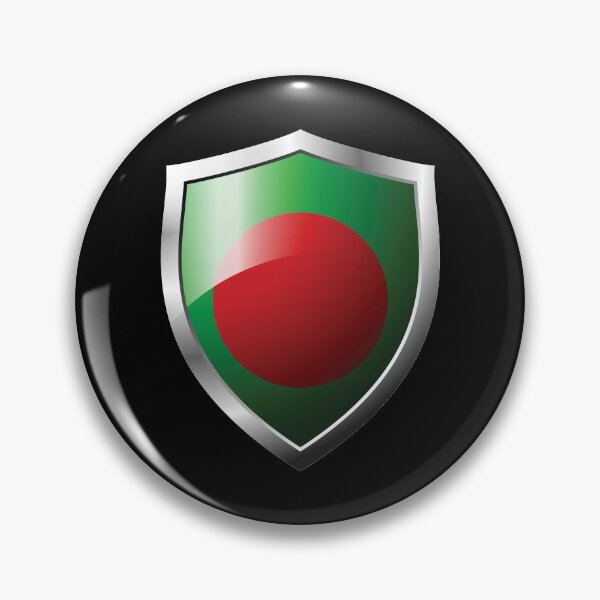 Item preview, Strong Bangladesh Flag Shield Country designed and sold by HelloFromAja.